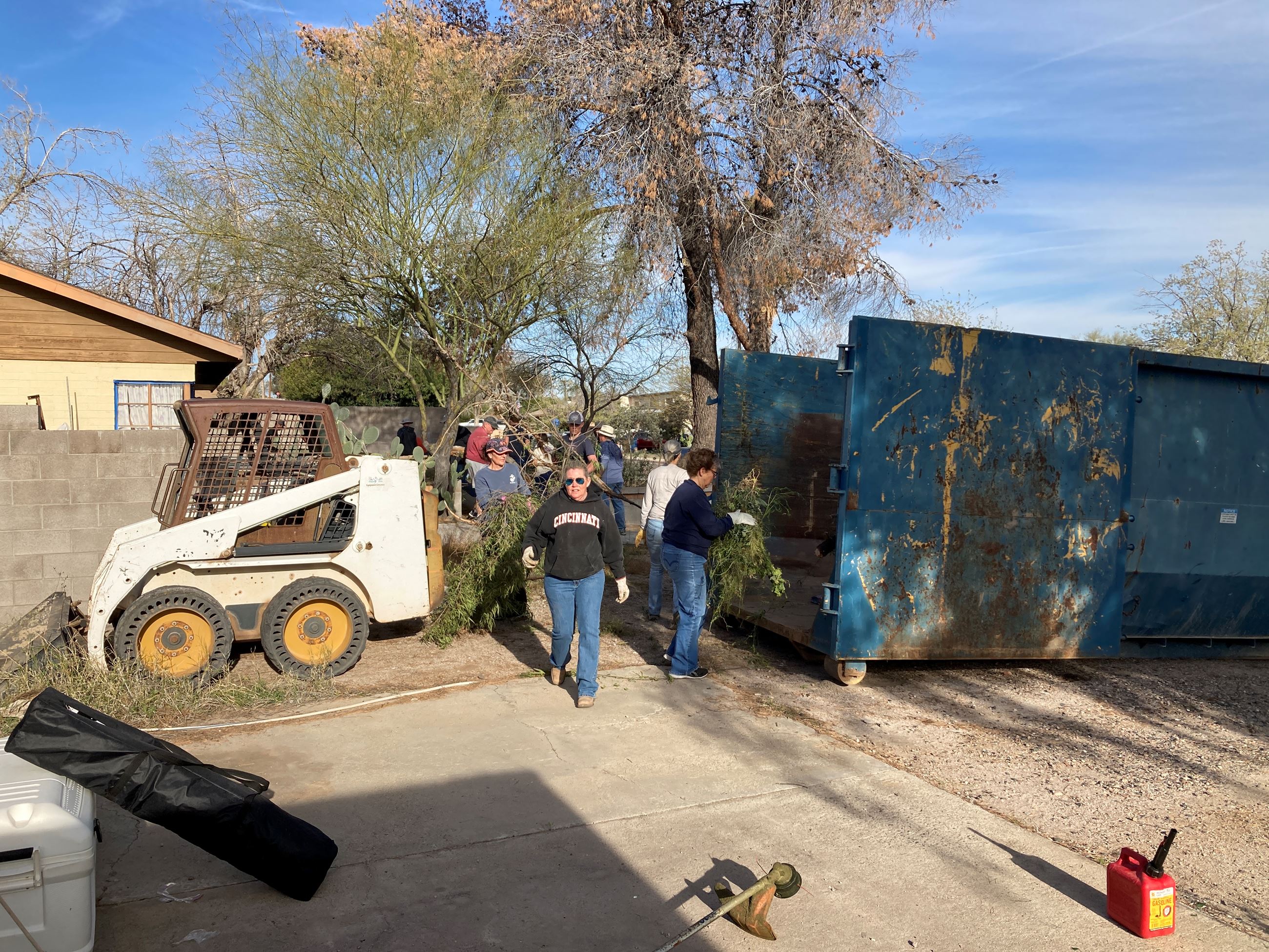 People working on Make a Difference Day