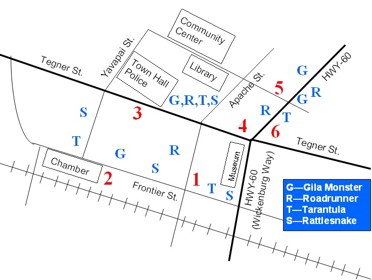 Map of Sculptures